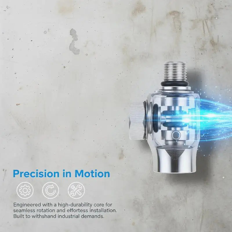 360° Swivel Connector – 304 Stainless Steel Pressure Washer Fitting