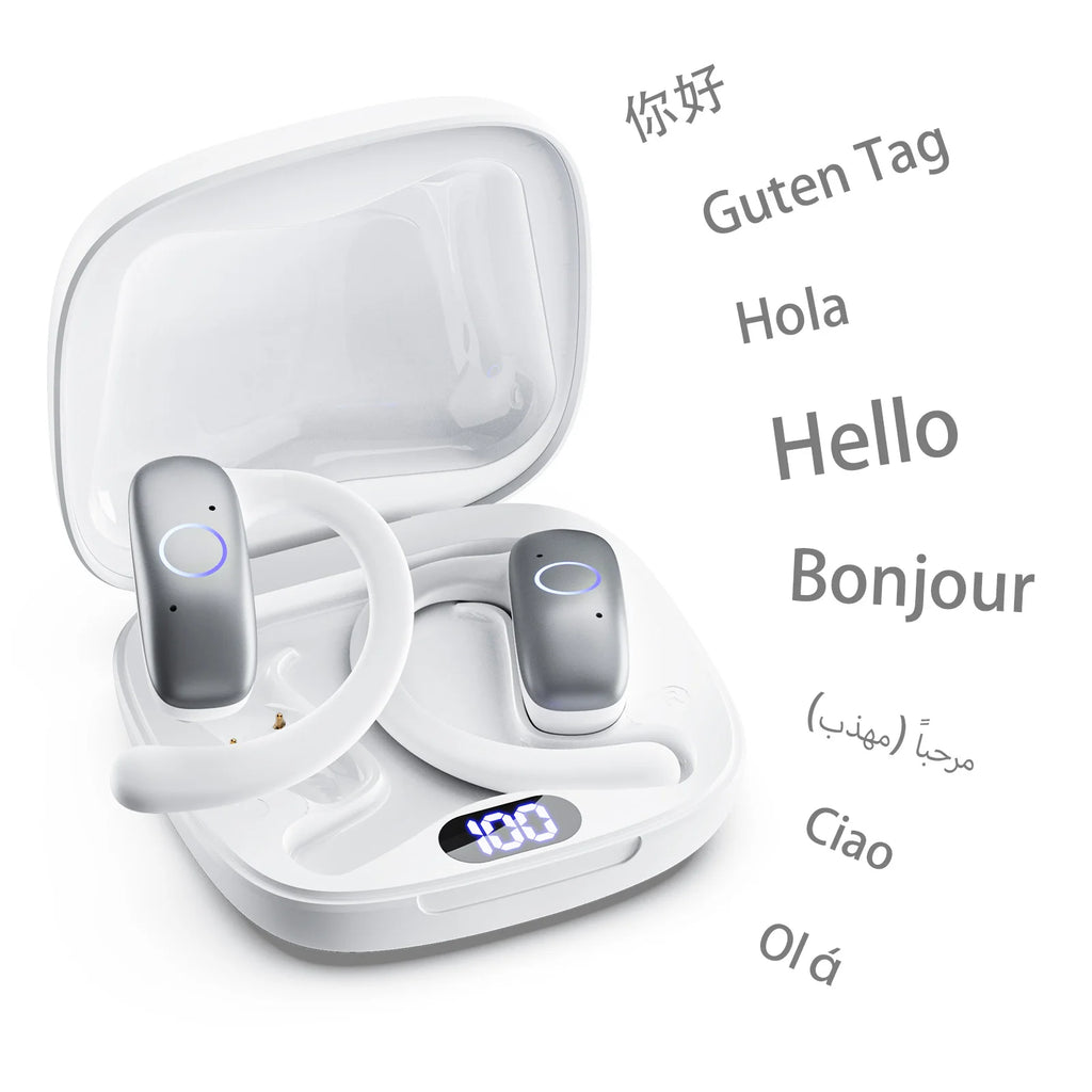 AI Smart Translation Headphones Sports Bluetooth Wireless Headset 114