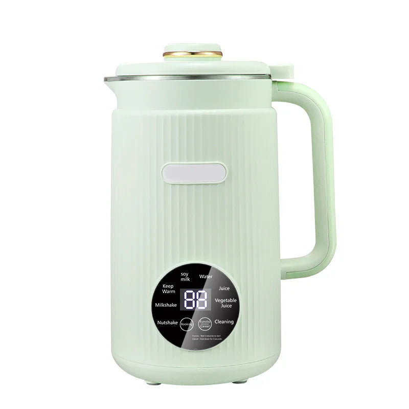 220V/110V Nut Milk Maker 1.2L Multifunctional Electric Soybean Milk machine Food Blender Ice Crusher Fruit Juice making machine Zpaxo 200851-green EU