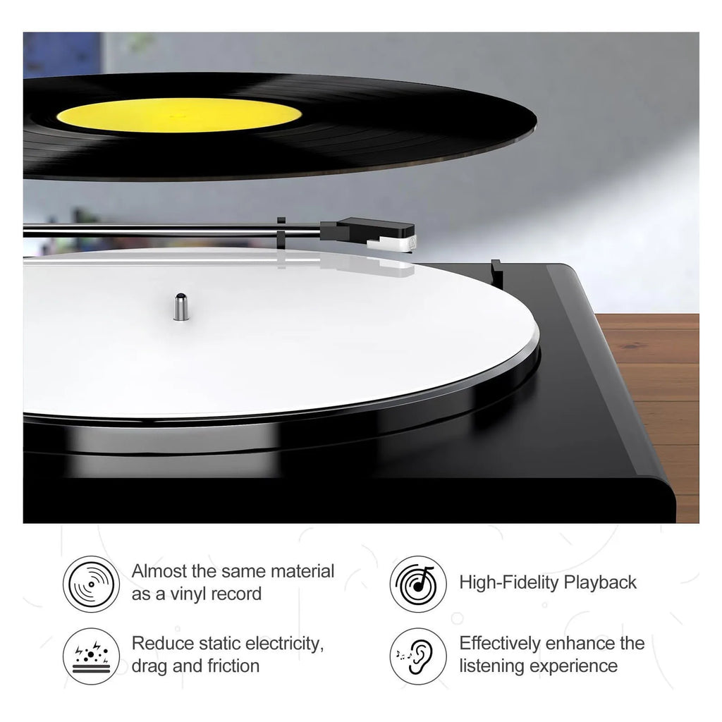 Turntable Mat Reduce Static Dust Noise Replacement Acrylic Record