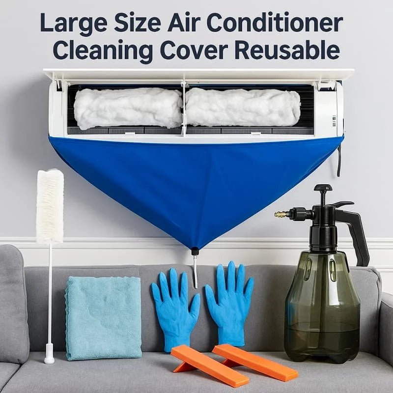 100cm Thickened Cleaner Air Coditioning Cleaning Cover Bag PVC with Water Pipe Home 1-1.5P Split Hanging Air Conditioner Tools Zpaxo