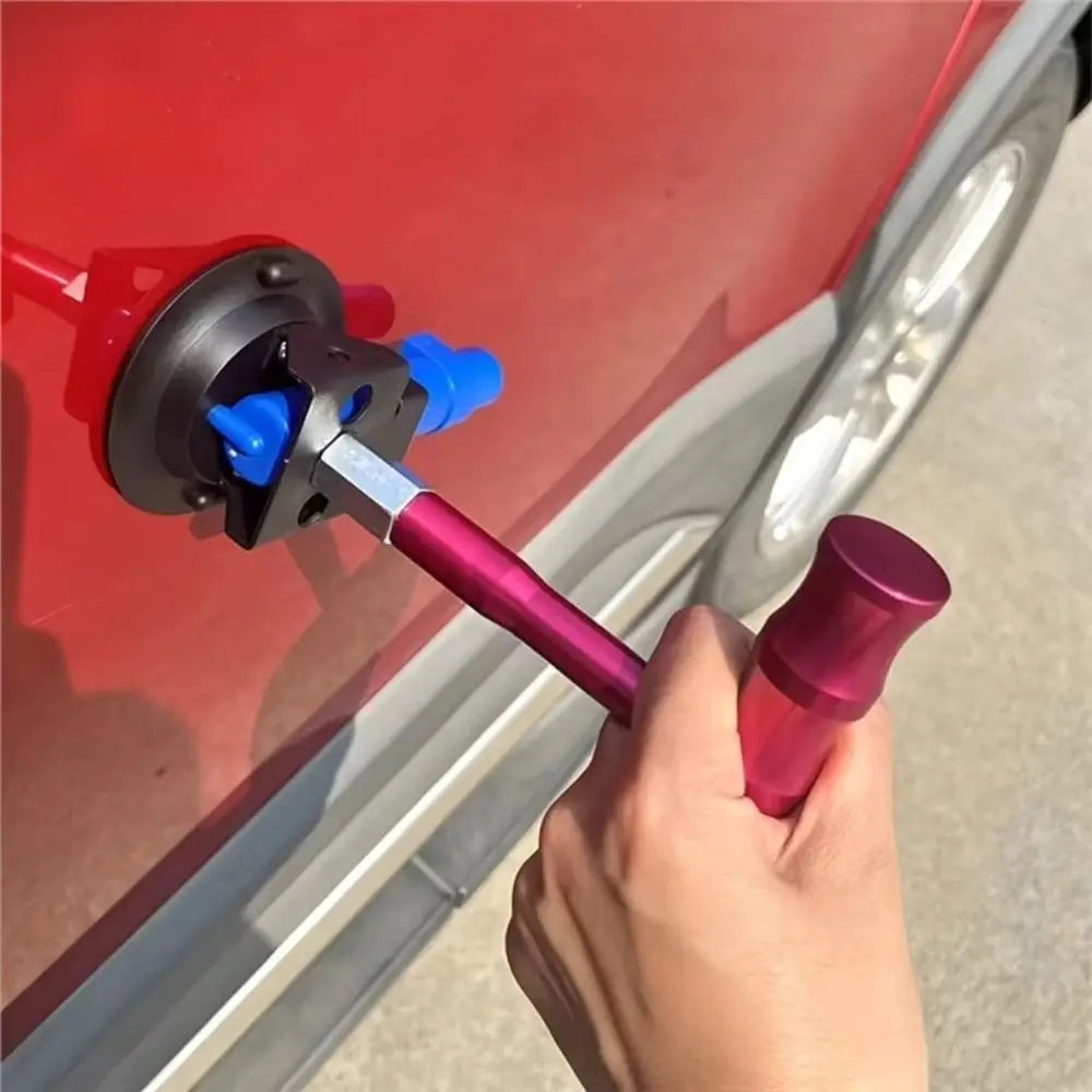 T-Type Handle Car Dent Repair Aluminum Handle Strong Suction Cup Dent Repair Tool Parts Repair Leveling Tool Dent Puller Zpaxo