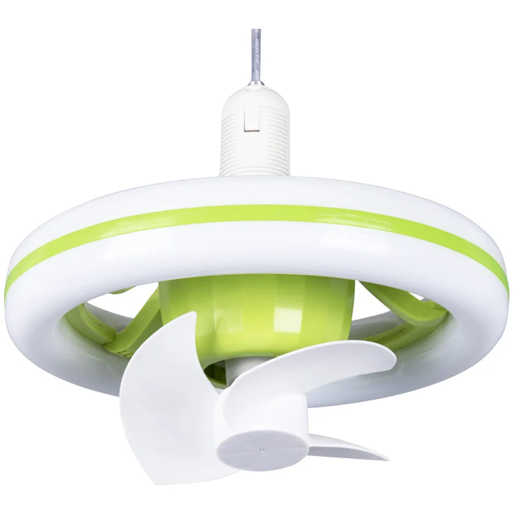 Ceiling Fan with RGB LED Light Remote Control/Switch Control Smart Silent Ceiling Fan E27 Base Cooling Fans Lamp for Living Room Zpaxo 220v