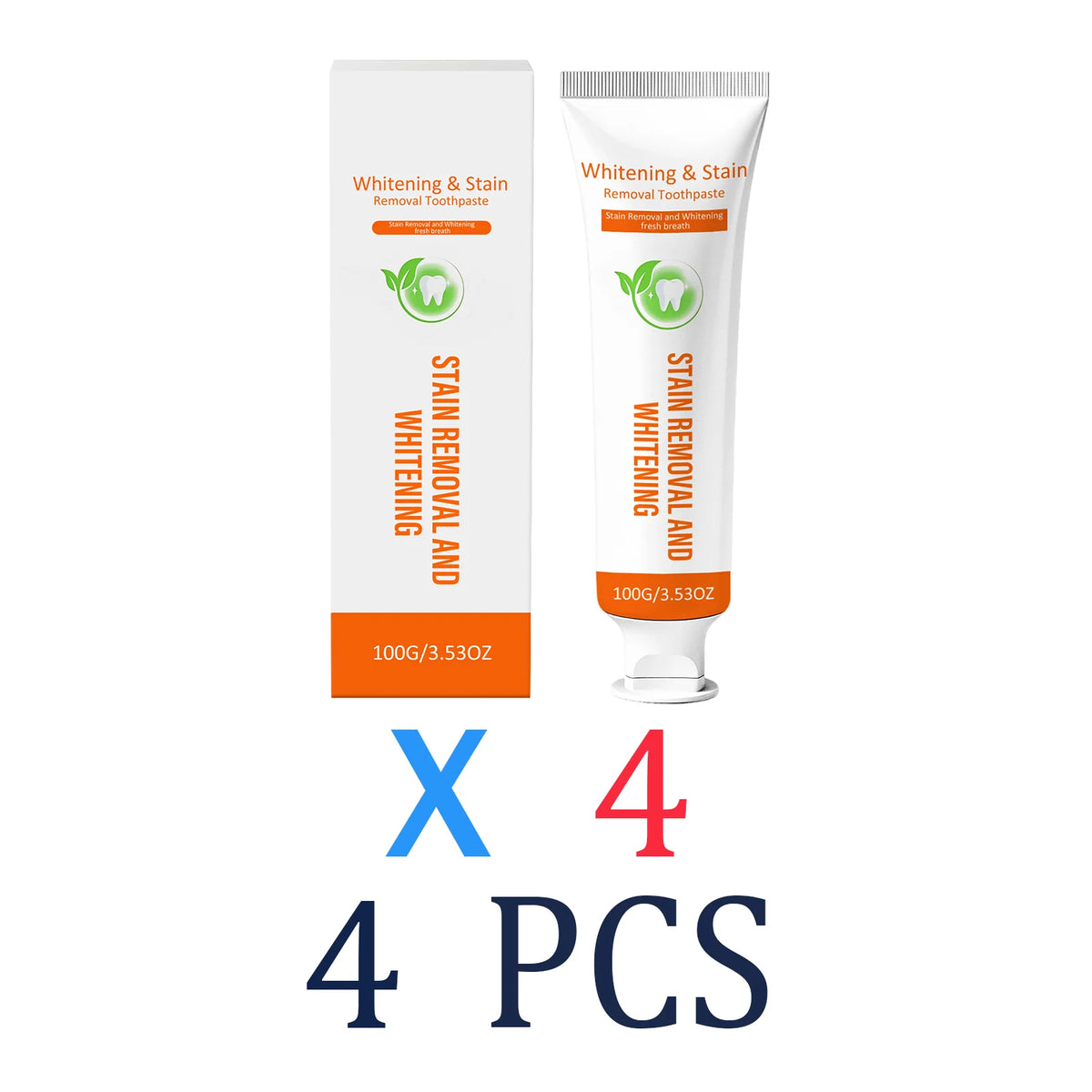 Gentle Cleaning Toothpaste Daily Oral Care Clean Tooth Stain Removal Fresh Breath Nourishing Hydroxyapatite Natural Glow 100g Zpaxo 4 Pcs