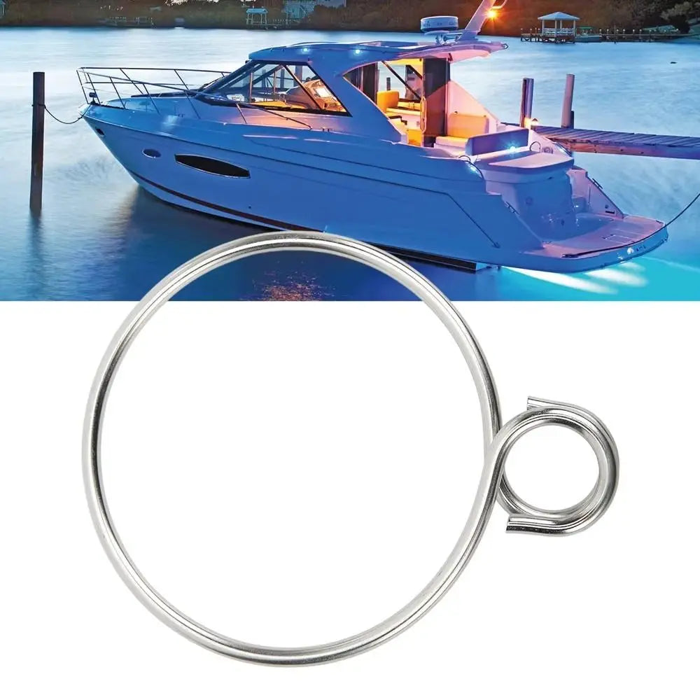 Stainless Steel Anchor Retrieval Ring Easy Installation Spare Parts Zpaxo