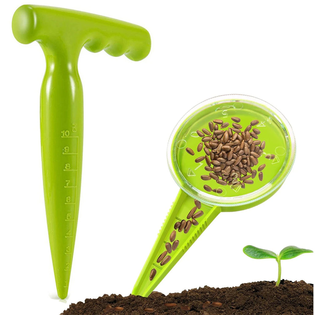 Ergonomic Garden Tool Set – Seed Planter & Dibber Kit