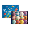 Kids Bath Bombs with Hidden Surprise Toys – 12-Pack Gift Set Kids Bath Bombs Zpaxo 12pcs Boxed