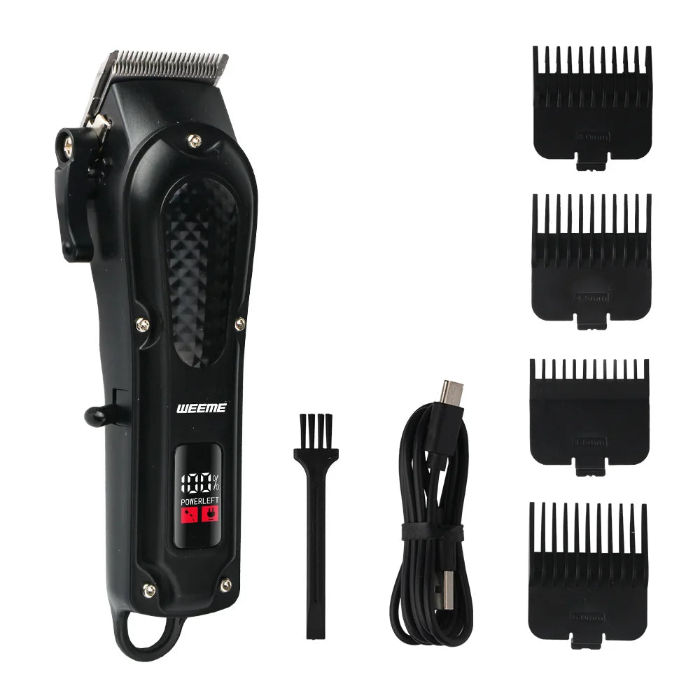 WEEME 806-HW Electric Hair Clipper UBS Rechargeable Cordless Beard Trimmer Men Powerful Electric Hair Clipper Trimming Tool Zpaxo
