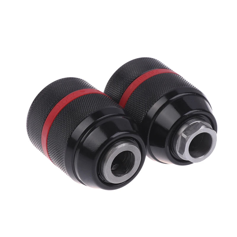 Keyless Metal Ratchet Drill Chuck Quickly Converts Self-locks Ease Use Zpaxo
