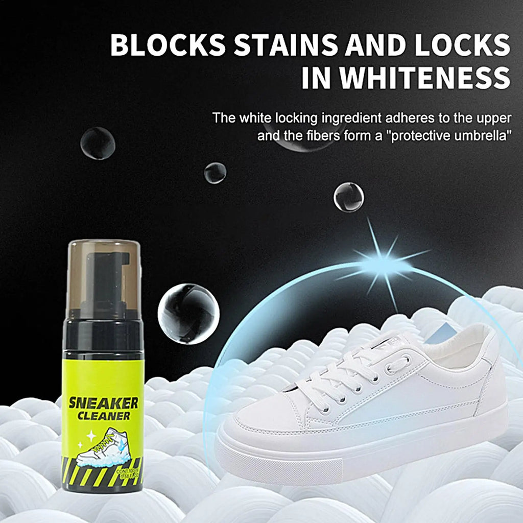 Shoe Cleaning Foam Waterless Cleaner White Sneaker Care Basketball