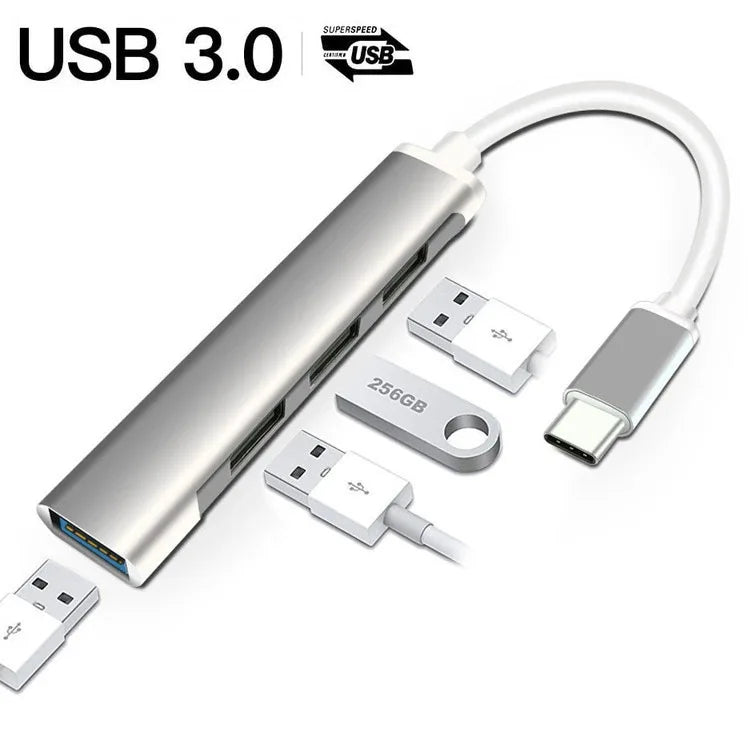 C Multi USB Splitter Transfer Adapter 1 Speed Data Transmission