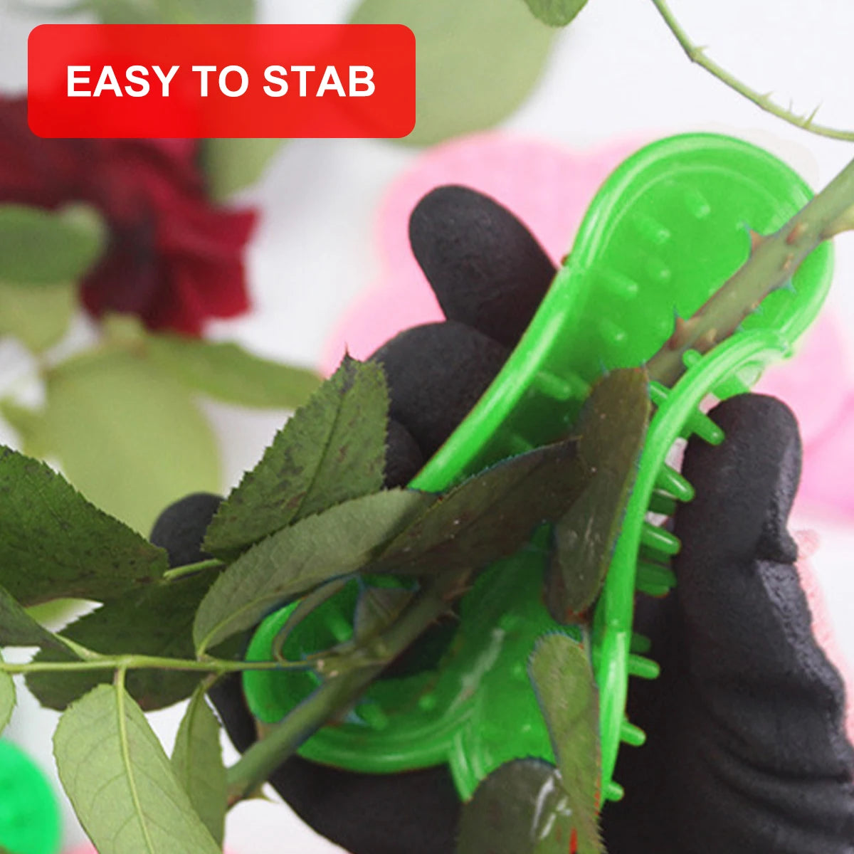 Rose Leaf Thorn Stripper Portable Garden Hand Tool Set Ergonomic Rose Thorn Remover Tool Labor-saving with Gloves for Gardening Zpaxo