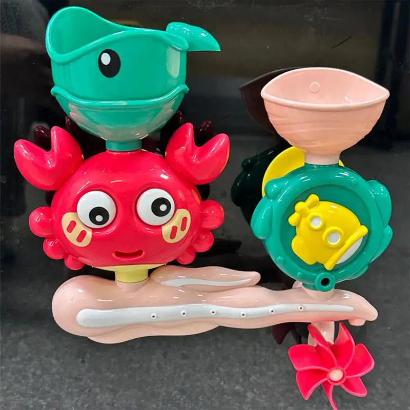 Suction Cup Bath Toys Child Bathroom Toys Beach Swimming Pool Entertainment Tool Kids Bathroom Playing Supplies For Bathtub Zpaxo