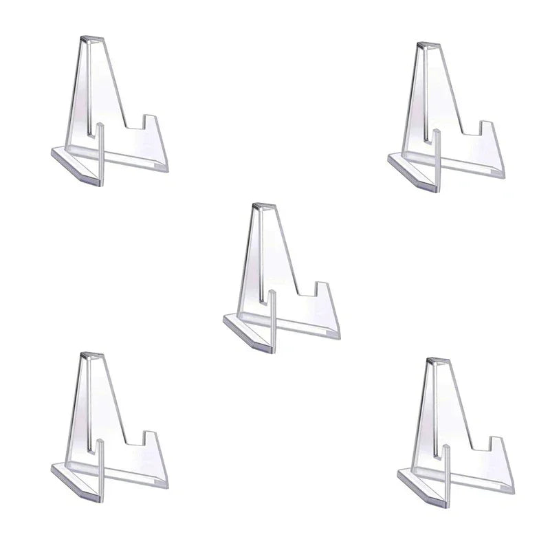 Clear Acrylic Coin Display Stand Easel Holder | 1–20 Pack
