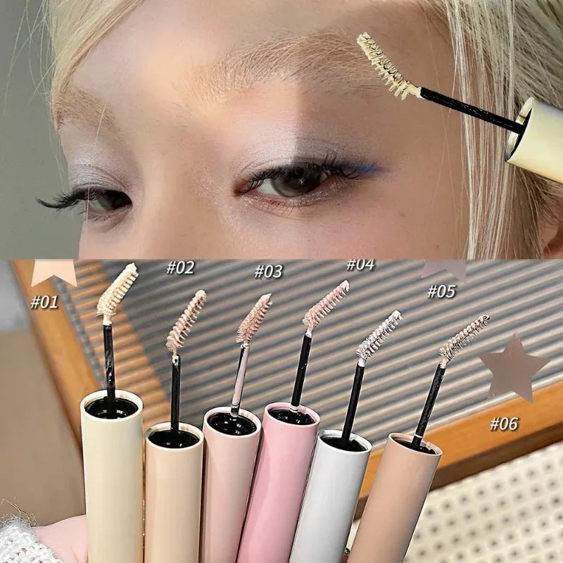 6-Color Light Eyebrow Dyeing Cream Three Dimensional Waterproof