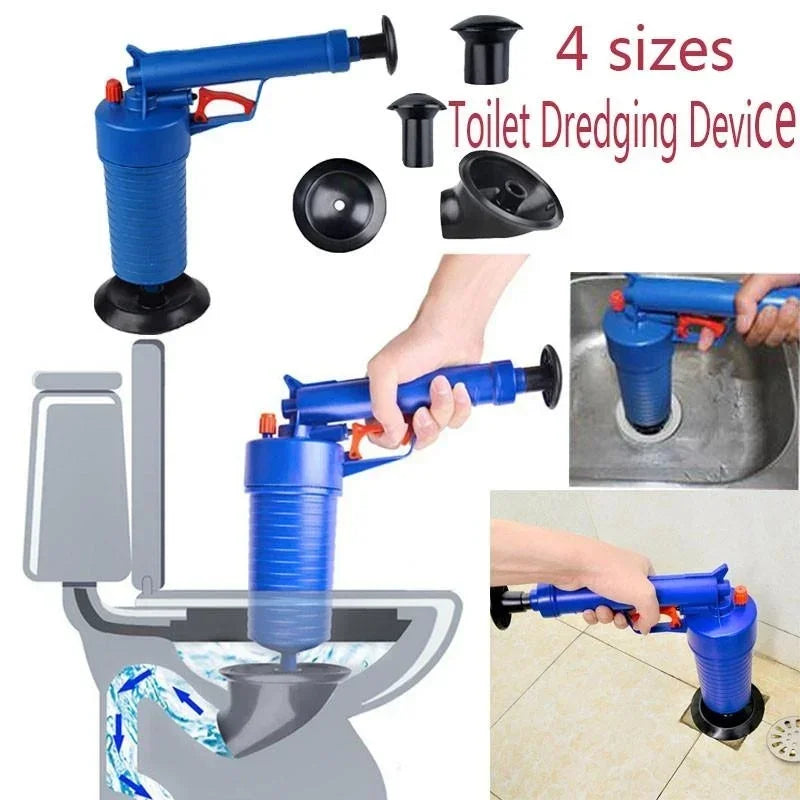 Air Pump Pressure Unblocker Pipe Plunger Drain Cleaner Sewer Sinks Basin Pipeline Clogged Remover Kitchen Toilet Cleaning Tools Zpaxo