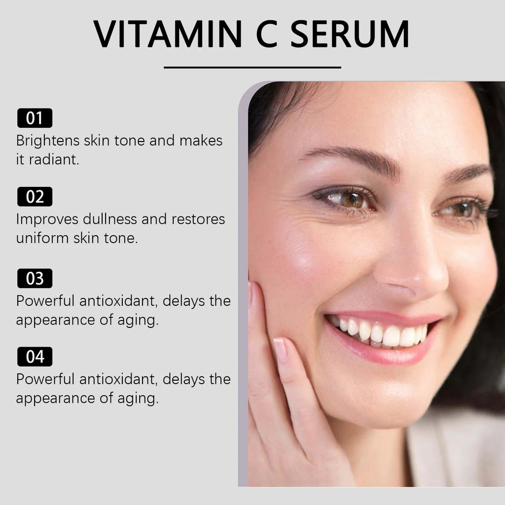 WIYUN Vitamin C Facial Serum – Brighten & Fade Dark Spots Vitamin C Face Serum Zpaxo