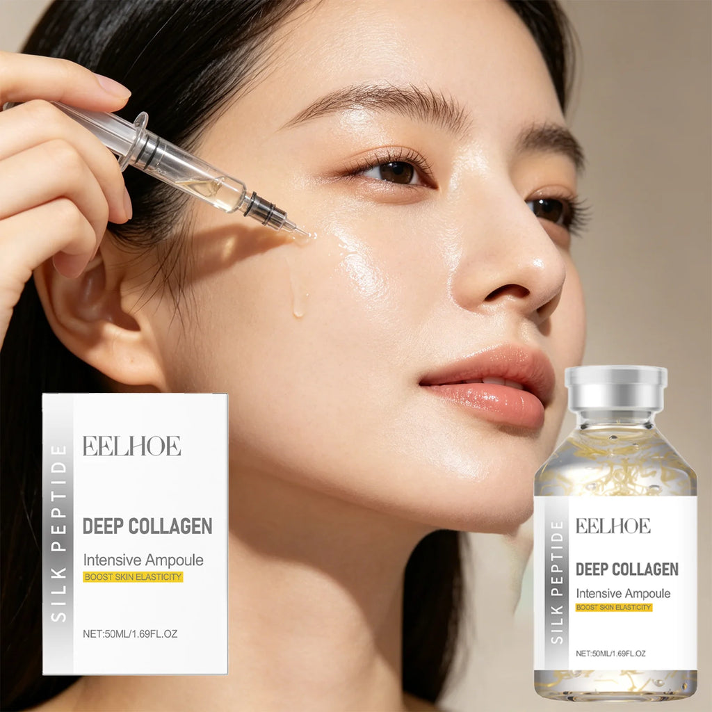 Deep Collagen Silk Peptide Niacinamide Serum Facial Serum Brightening Serum Moisturizer Refining Facial Contour Gentle Radiance Zpaxo