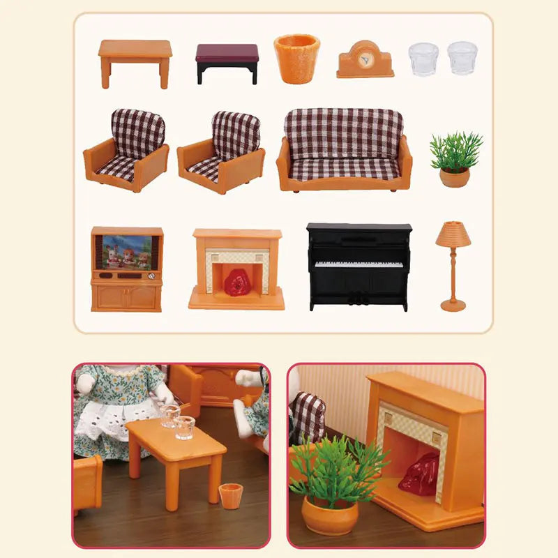 Dollhouse Miniature Box Packaging 1 12 Furniture Kitchen Bathroom
