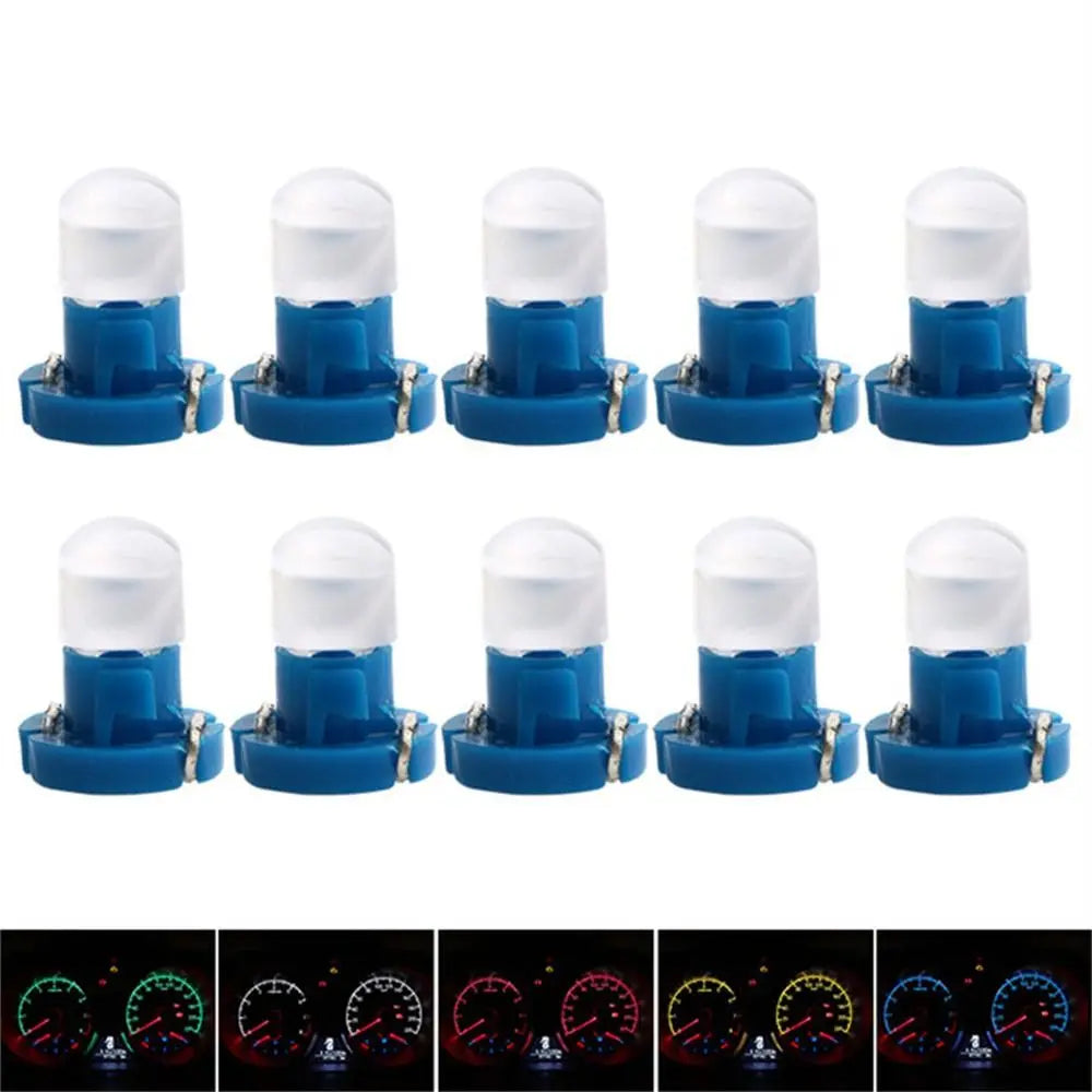 COB Light Dashboard Light Wedge Light Central Control Lamp Dashboard Indicator Lights Car LED Lights Instrument Panel Lights Zpaxo Blue-T3