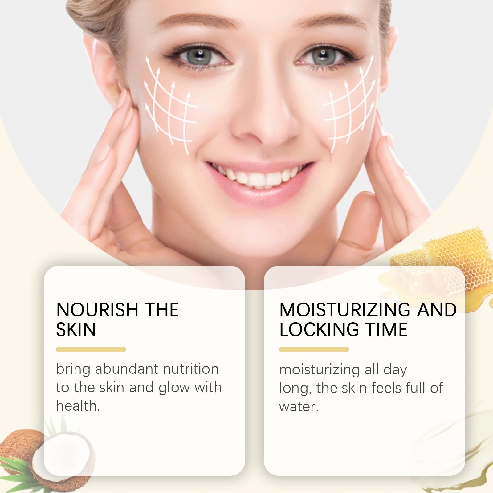 Tallow Honey Balm Fine Lines Removal Lifting Firming Tighten Smooth Improve Puffiness Hydrating Nourish Moisturizing Face Cream Zpaxo