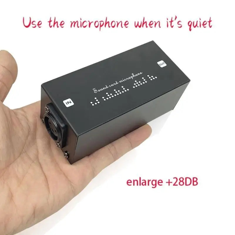 652F Dynamic Microphone Preamplifier Sound 28dB Perfect Studio Zpaxo