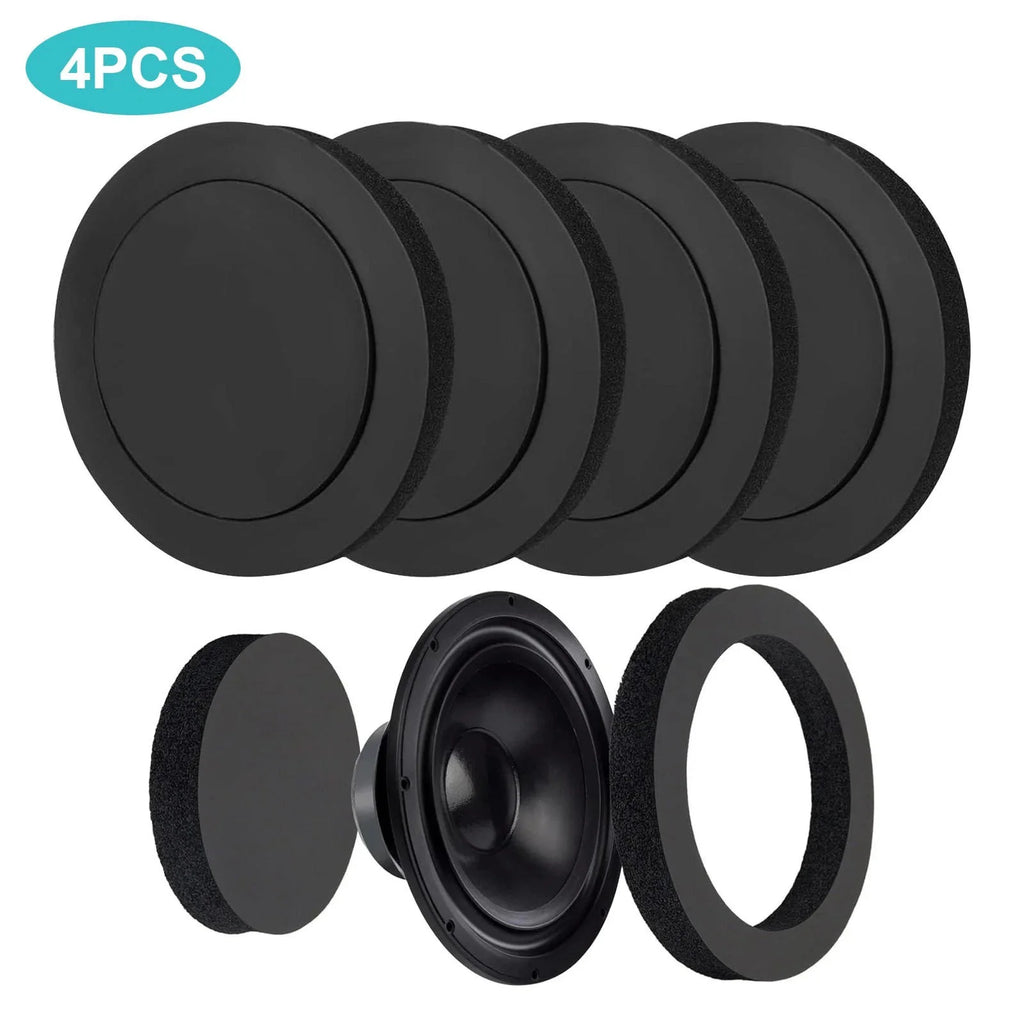6 5-inch Car Speaker Ring Bass Door Trim Sound Insulation Cotton Self
