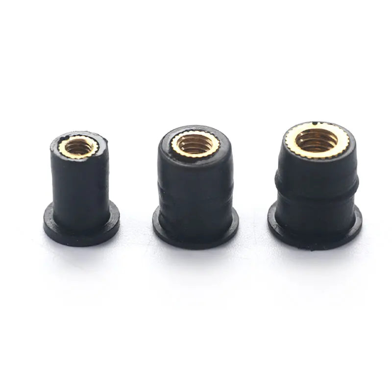 Motorcycle M4 M5 M6 Rubber Well Nuts Blind Fatener Windscreen