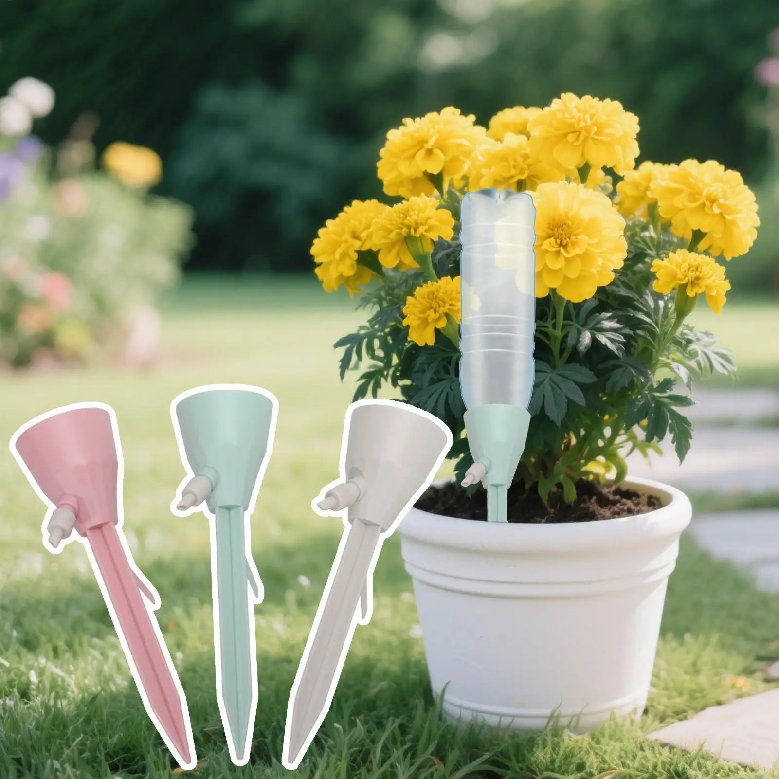 3/6Pcs Adjustable Drip Irrigation System Automatic Self Watering Spikes For Plants Indoor Outdoor Potted Plants Irrigation Zpaxo