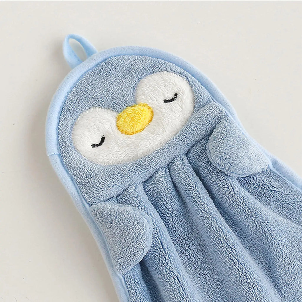 Animal Hand Towels Kids Absorbent Quick Drying Microfiber Cute