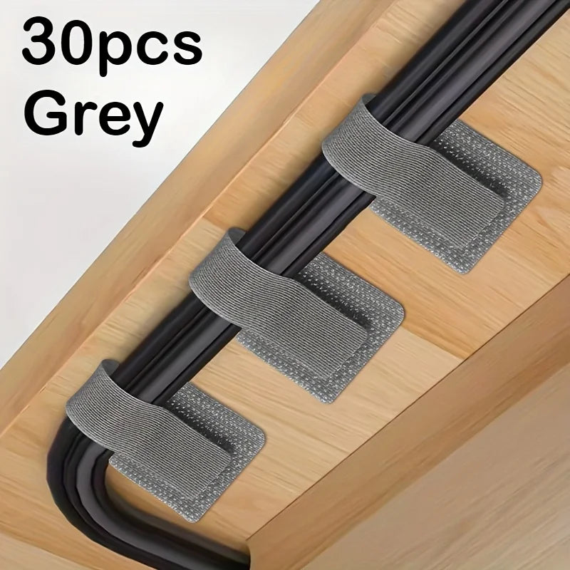 Reusable Cable Ties Self Adhesive Adjustable Cord Straps Wire