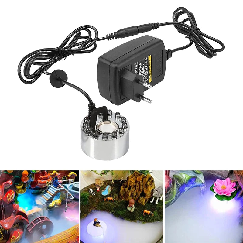 Fountain Pond Fogger Pumpkin Light 12 LED Lights Halloween Easter