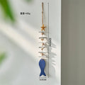 Wooden Fish Wall Hanging Ornaments | Nautical Beach Decor
