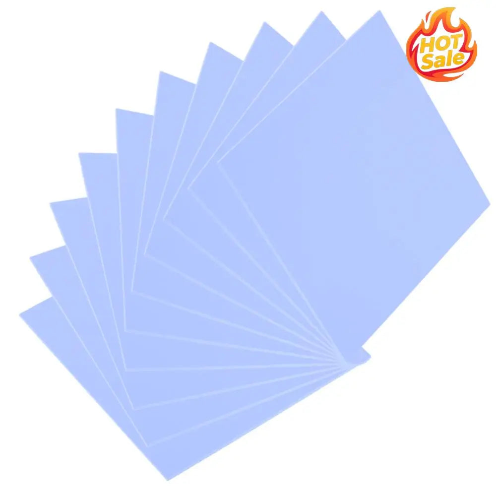 100x100mm Silicone Thermal Pad Sheet Computer CPU Graphics Chip Heat Sink Zpaxo