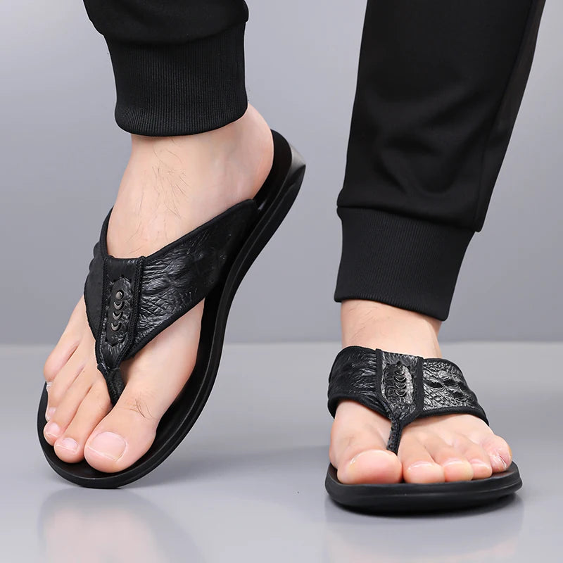Men's Slippers Comfortable Lightweight Soft Sole Casual Slides Indoor