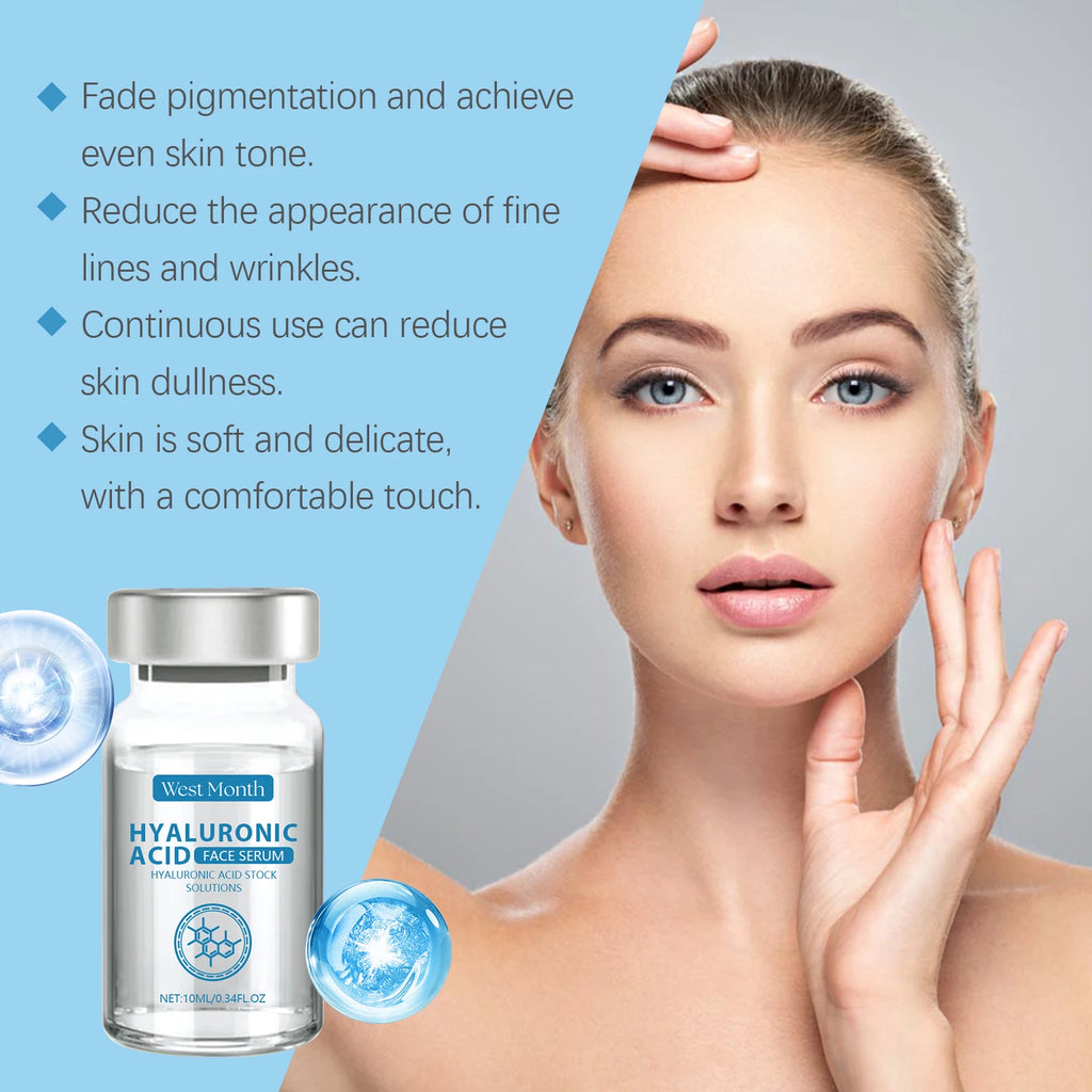 Hyaluronic Acid Facial Serum Deeply Moisturizing Lighten Shrinking Pores Improve Dryness Nourishing Smooth Repair Skin Essence Zpaxo