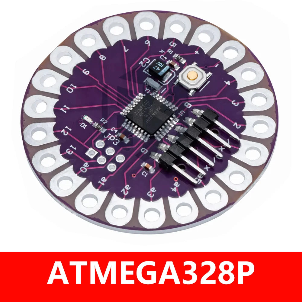 Lilypad ATmega32U4 ATmega328P Development Board Micro USB Arduino Zpaxo ATMEGA328P
