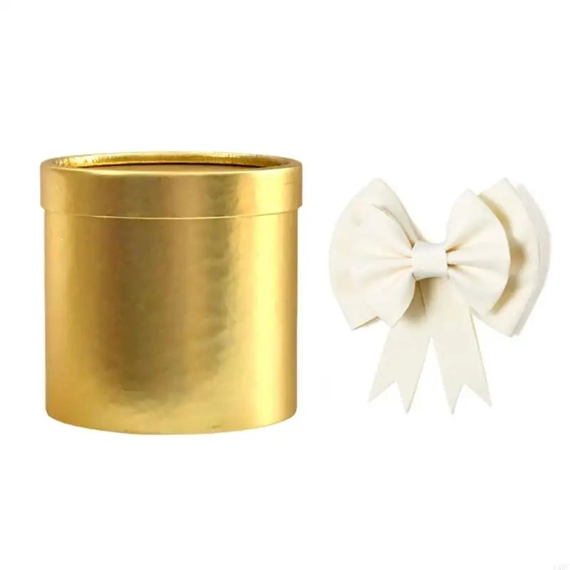 Small Paper Craft Flower Vase Elegant Bows Bouquets Wedding