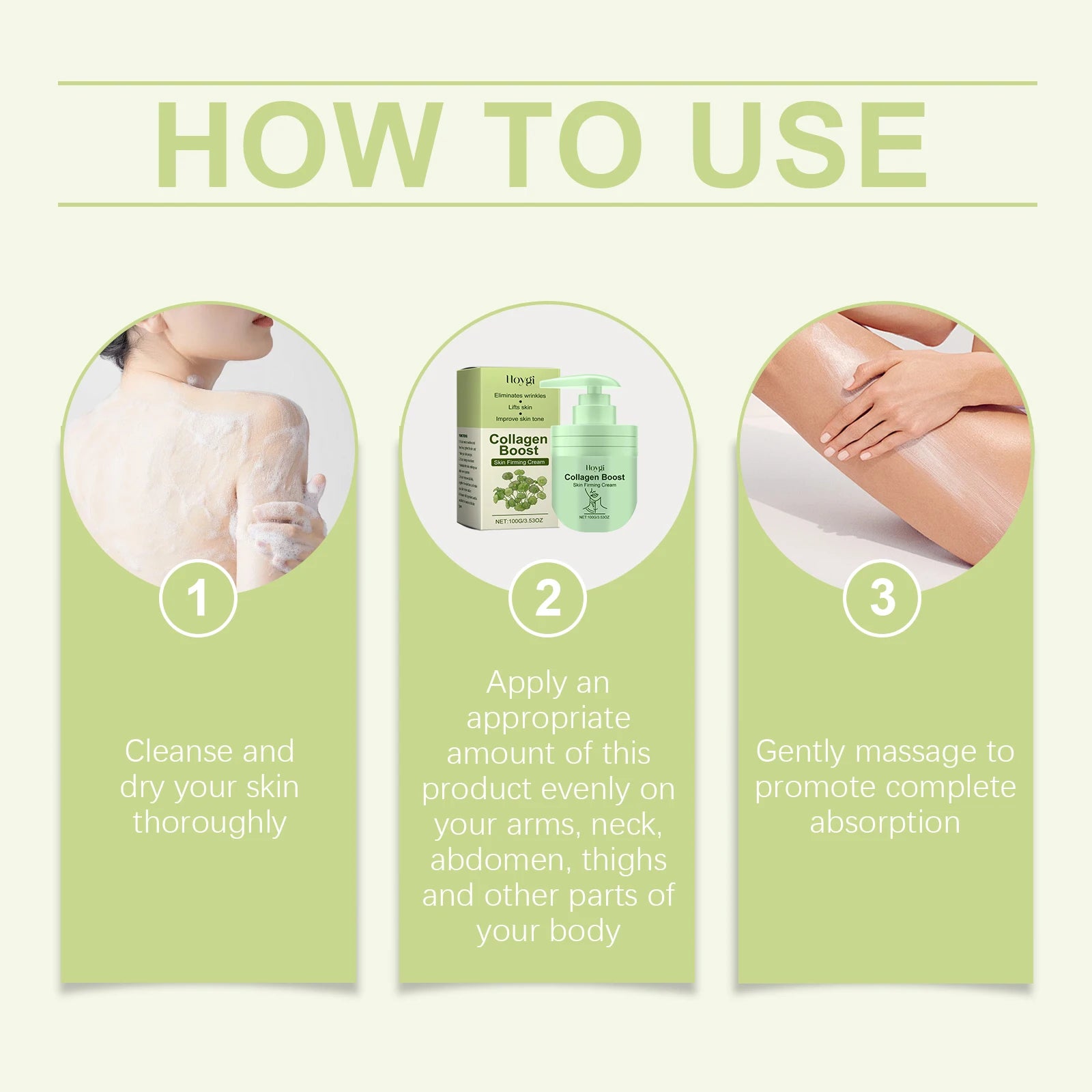 Hoygi Collagen Body Cream – Anti-Wrinkle Firming Moisturizer Firming Body Cream Zpaxo