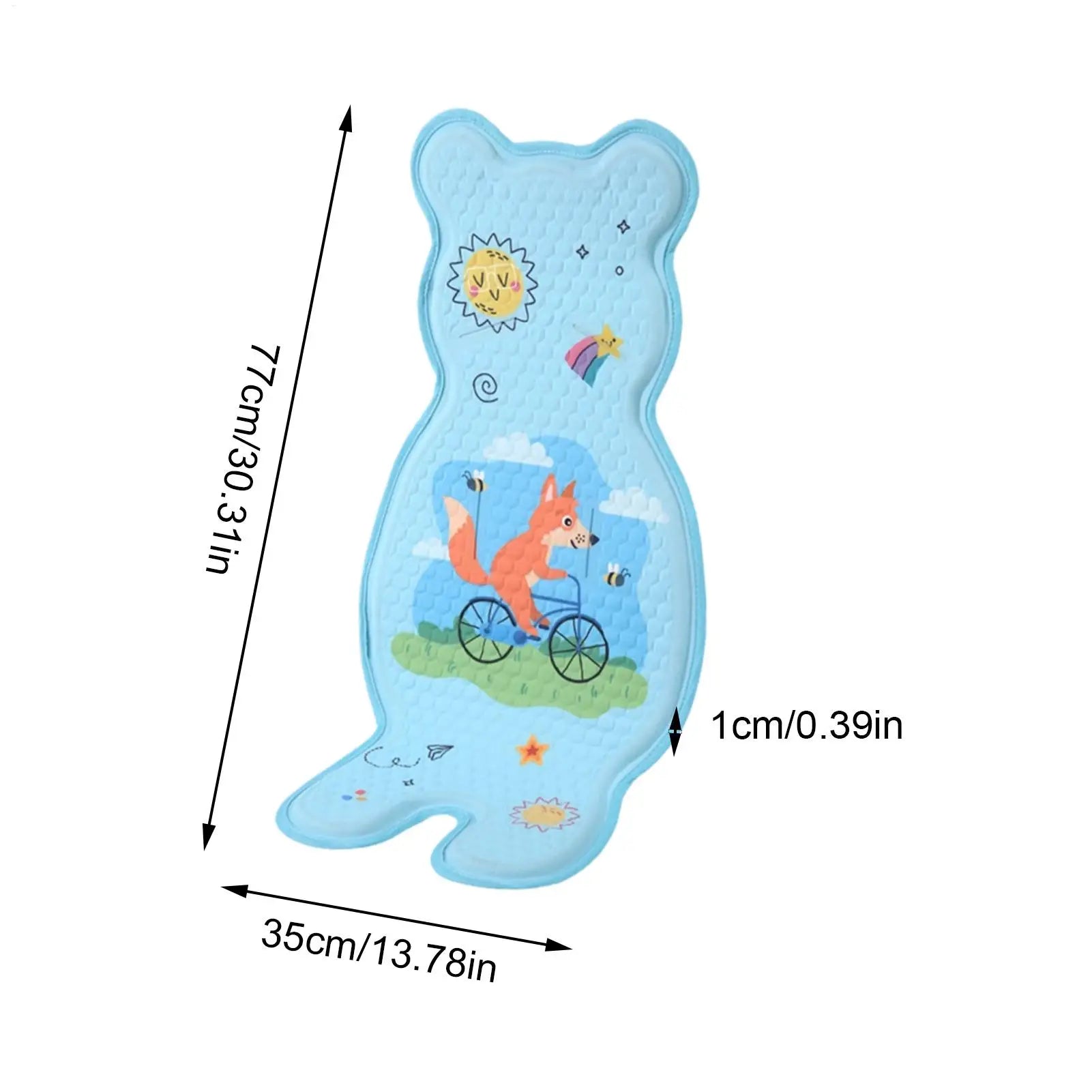 Baby Stroller Cooling Mat Honeycomb Gel Breathable Kids Car Seat