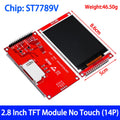 1 44 8 2 TFT Full Screen LCD Module ILI9341 Driver Interface SPI Zpaxo 2.8 TFT ST7789