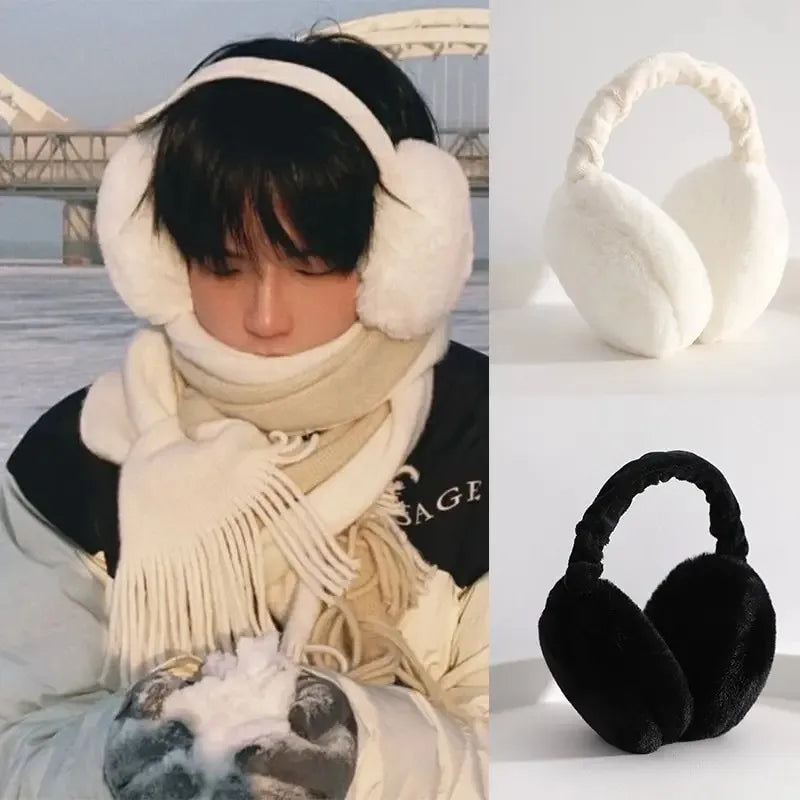 Soft Plush Ear Warmers – Winter Earmuffs for Women & Men