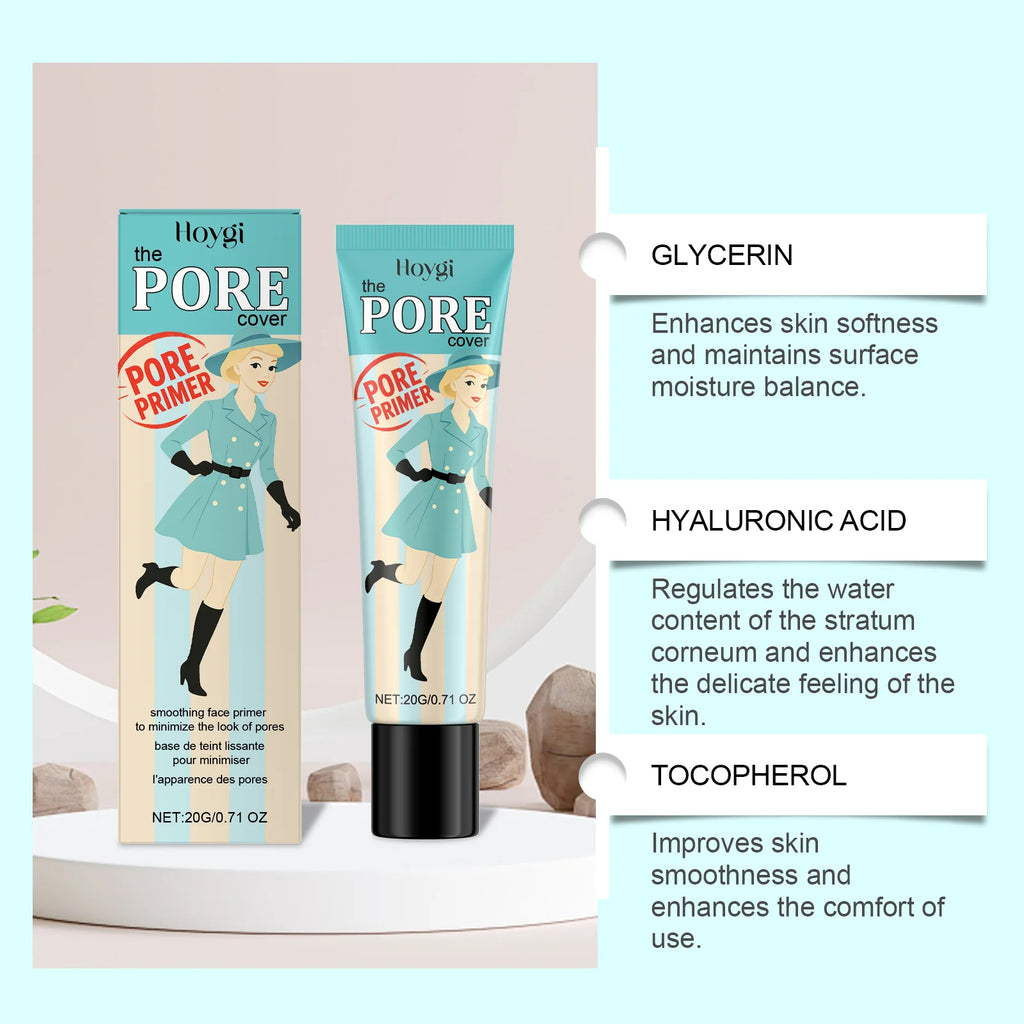 Hydrating Pore Minimizing Primer Long Lasting Non Greasy Makeup Base for Smooth Skin Wrinkle Reduction Face Primer All Daily Use Zpaxo