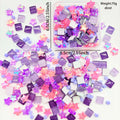 1 Box Glitter Multicolor Mosaic Tiles Handmade Craft Mosaic Crystal Glass Supplies Art Mosaic Making Home Decor Zpaxo A