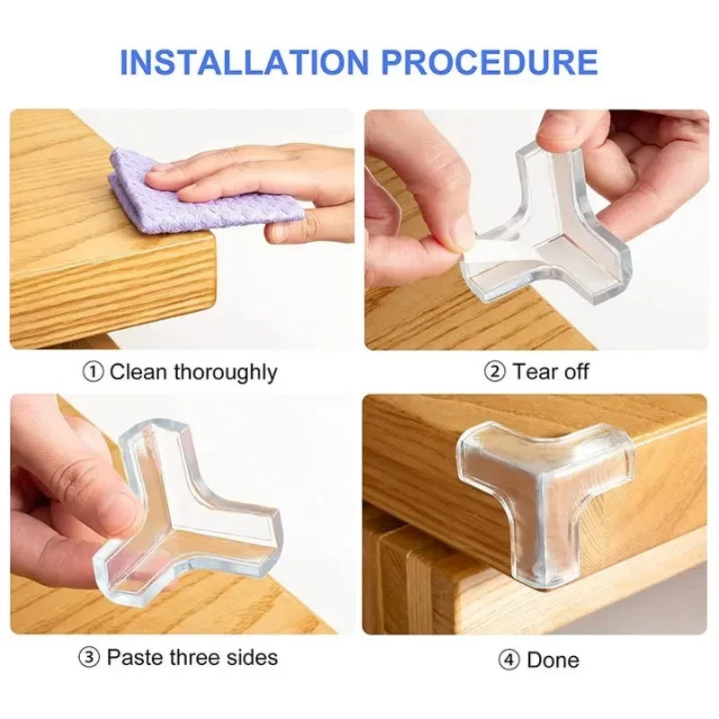 8 Upgraded Corner Protector Baby Safety Silicone Guards Edges Widened