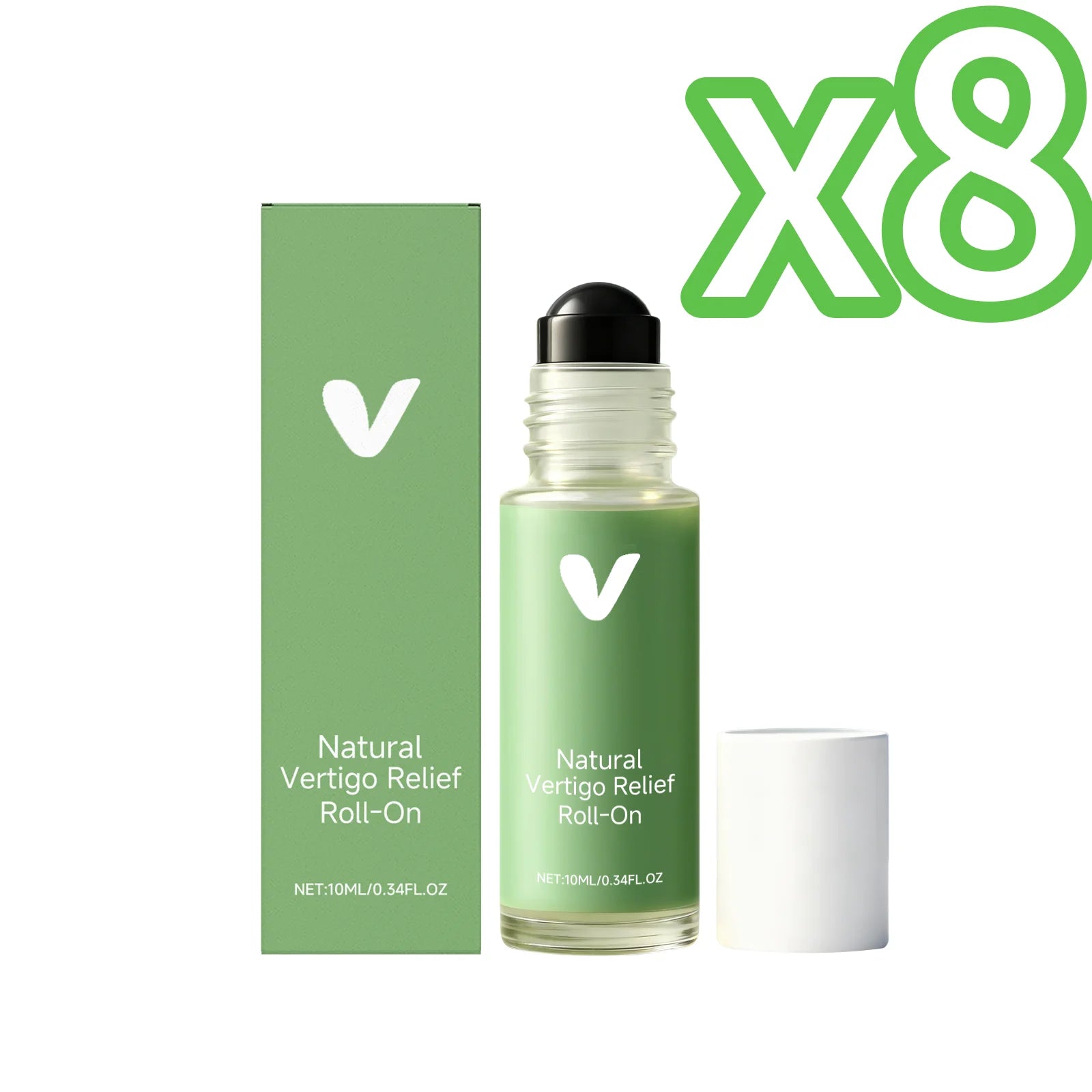 Menthol Vertigo & Dizziness Relief Roll-On Oil 10ml Soothing Relief Oil Zpaxo 10ml Boxed X 8PCS