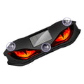 Creative Car Demon Eye Light Cool Suction Cup Installation Solar Zpaxo Red