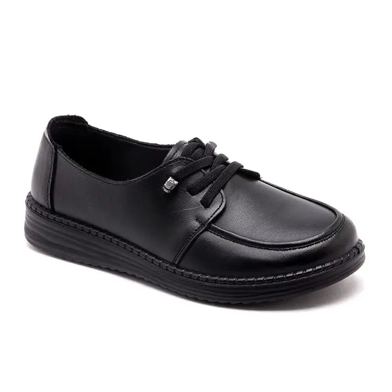 Elegant Women Mules Shoe Solid Leather Summer Slippers Outdoor Casual Zpaxo