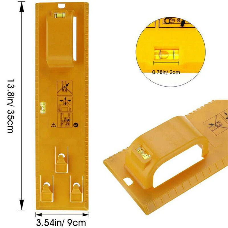 DIY Photo Frame Level Ruler Picture Frame Hanger Hooks Easy Wall Hanging Tools Zpaxo