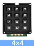 12 Key 3×4 / 16 Key 4×4 ABS Matrix Membrane Keypad, Thin Membrane Keyboard Switch Module for Microcontroller Projects Zpaxo 4X4 1pc